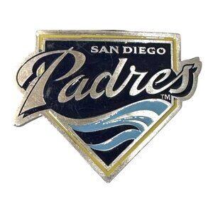 San Diego Padres Vintage Baseball Team Logo Collector Belt Buckle Vintage 3" MLB